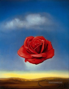 Die Meditative Rose Surrealismus Ölgemälde